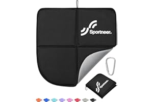 ‎SPORTNEER Sportneer Sitzkissen Outdoor, Sitzunterlage Outdoor Wasserdicht Oxford-Stoff Thermo Sitzkissen Faltbar FüR Camping, Wandern, Stadion Und Unterwegs，grau