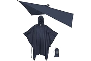 onewind Plecak przeciwdeszczowy ponczo przeciwdeszczowe ultralekki kaptur płaszcz przeciwdeszczowy