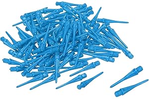 PATIKIL Plastique Flèche Pointes, 50 Paquet 2BA Fil Doux Flèche Pointes Replacement Plastique Pointe Doux Pointe Flèche Accessories, Bleu