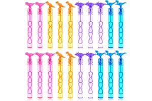 JOFONY Bubbles For Kids, 20PCS Dinosaur Bubble Tubes with Wand Dinosaur Mini Bubble Wands Bubble Kids Spring Summer Toy Kids Party Bag Fillers