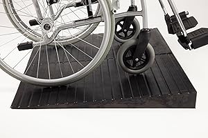 The Ramp People Rubber Threshold Ramps from 4mm up to 100mm/4" high Wheelchair Ramp Mobility Scooter Ramp for Doorways, Steps and Kerbs (100mm)