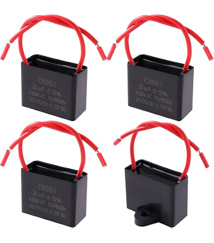 Condensatore Premium CBB61 1.2uF 450V AC ±5% – Confezione Da 2 – Per Aria Condizionata, Ventilatori, Pompe E Lavatrici - 5