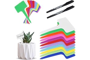 STARWARD 150 Stücke Beschriftungsschilder, Pflanzenschilder Wasserdicht, Schilder zum Beschriften, Gartenzubehör, Pflanzenschilder Beschriften Kommt, für Gemüse Blumen (50 Weiß + 100 Farbig)