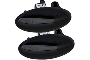 KONGZEE Ampoule LED Phil Trade Noir Compatible clignotant gauche avec Peugeot 107, 108, 1007, 206, 307, 407, 607