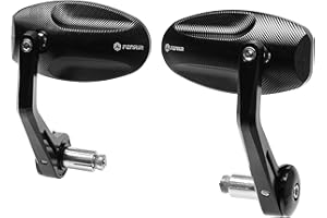 ‎FENRIR FENRIR Cnc Aluminum Alloy Motorcycle Bar End Mirror Handlebar Side For Honda Kawasaki Yamaha Suzuki Ducati Buell Ktm Triumph Aprilia Benelli Zero Moto Guzzi Mv Agusta Husqvarna Royal Enfield Bajaj