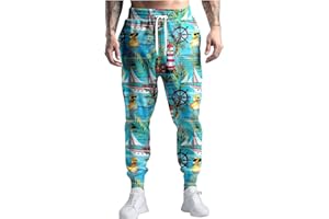 Generisch Herren Jogginghose Langes 80er-Jahre-Kostüme für Herren, Jogginghose, Freizeithose, Laufhose mit Kordelzug, 90er-Jahre-Outfit für Herren Herren Freizeithose Baumwolle