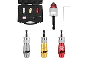 QUVBKZ 5 Pezzi Spellacavi Elettrici Kit, 2.5/4/6 Quadrati Pinza Spelafili Portare Collegamenti e Chiavi Inglesi, Attrezzi Elettricista, Lunghezza di Spelatura Regolabile 10-40mm, per Fabbriche e Officine