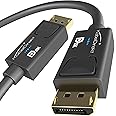 KabelDirekt 8K Display Port Cable Version (VESA Certified, Supports 8K 60 Hz, 4 K 120 Hz, HBR3, DSC, HDR10, DP8K), Gaming Edi