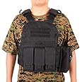 Lixada Outdoor Modular Molle Vest Hunting Chest Carrier Vest with Hydration Pouch