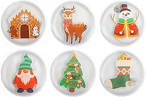 Anstore urocze ogrzewacze do rąk, 6 szt. żelowych podgrzewaczy wielokrotnego użytku dla dzieci i ogrzewacze kieszonkowe – ogrzewacze dłoni 100 mm, świąteczne ogrzewacze do rąk dla kobiet, dzieci, na