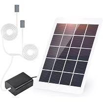 Aérateur Solaire De Bassin Andoer 2W - Pompe à Oxygène Avec Panneau Solaire Et Pierre à Bulles