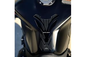 Resin Bike Adhesivos de Moto Compatibles con Yamaha MT-09 2017 2020. Protección Protector de Tanque de Choques y Arañazos de Moto. Adhesivo 3D Resinado Efecto Carbono - Made in Italy
