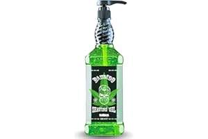 Shaving Gel da Barba Green Bandido 500ml | Cura della Barba Uomo | Rasatura Professionale | Gel Pre Barba | Prodotti Barba per Rasatura Profonda e Pelle Idratata