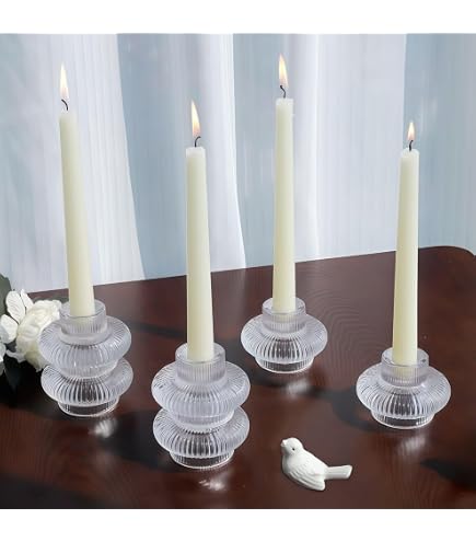 Candelo Set di 12 Candele Galleggianti Senza Profumo - Luci Galleggianti Bianche - 4 Ore di Durata
