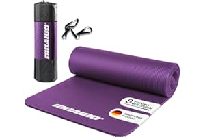‎MUAWO Muawo Premium Sportmatte und Fitnessmatte, perfekt als Yogamatte, Gymnastikmatte, Trainingsmatte | rutschfest | extra-dick & extra-lang | bis zu 190 cm Länge x 100 cm Breite x 1,5 cm Dicke