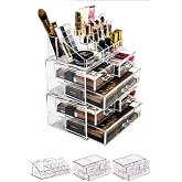 Ahir Ticaret Makyaj D&uuml;zenleyici Set 5 Katlı 6 &Ccedil;ekmeceli Akrilik Organizer