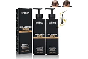 HSYPTI Spartan Root Activator Shampoo für schnelles Haarwachstum (2 Packungen) Gloss Grey