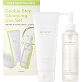 mixsoon Double Step Cleansing Set, Oil &amp; Foam Cleansing Kit, Gentle &amp; Moisturizing, Makeup Remover &amp; Facial Cleanser for Sens