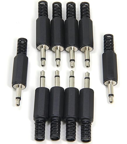 Speaker Connectors Weiwei 10x Male Plug To Bare Wire Mono
