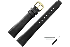 MARBURGER Uhrenarmband 10mm Leder Glatt - Werkzeug Montage Set 71010