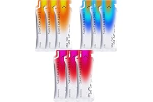 SANTA MADRE | Gel Energético con cafeína | Pack 9 unidades | 30CHO 100 CAF | Sabores variados: 3 orange, 3 strawberry, 3 cola | energy Gel | Tamaño 9x60g | energy Gel | Liquid Gel