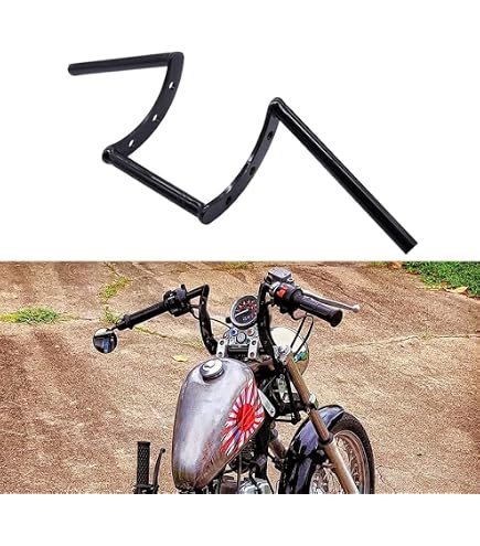 Citomerx Chrome Handlebar For Zündapp KS 50 WC – Almost Straight, 640mm Wide, 22mm Diameter