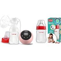 Buy LuvLap Silicone Adore Electric Breast Pump,2Pcs Breast Pads ...