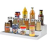 Gewürzregal mit 3 Ebenen, ausziehbarer Gewürzständer, Gewürzständer für Arbeitsfläche, ausziehbares Küchenregal für Ordnung i