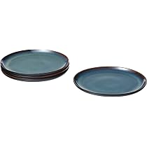 Ikea DISHWARE_PLATE, rund, tief, 21 cm, blau, nur Handwäsche, Schweden Küche, Haushalt & Wohnen