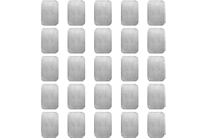 UFURMATE Plaque de couverture de trou de clé, 25 pièces, écussons de réparation en fer, plaques de réparation de serrure de porte auto-adhésives, plaques de couverture de trou de serrure décoratives