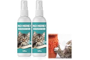 MAGISEL 2pc Spray Repellente per Gatti, Spray Disabituante per Gatti, Repellente Gatti e Spray AntiGraffio per Gatti Divano, Uso Interno ed Esterno, Protezione del Divano e Mobili, Ideale per Casa e Giardino