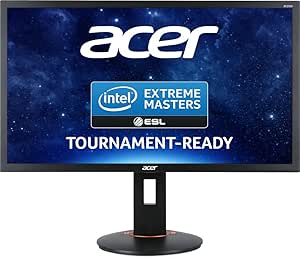 Acer XF Series Monitor (DVI, HDMI, USB 3.0, 1ms Response Time, EEK B), Black