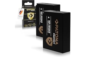 PATONA Protect 2X Batería NP-W126s NP-W126 1210mAh, NTC-Sensor V1 Carcasa Compatible con Fuji Fujifilm X-M5 X100F X100VI X-S10 X-T20 X-T30 II X-T5 X-T50 XA1 XA2 XA3 XA5 X-M5