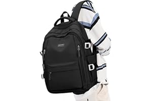 WINSPANSY Schulrucksack Mädchen, Lässig Rucksack Damen Klein Modern Elegant Travelite Leichter Laptop Daypack Rucksack 14 Zoll Jungen Teenager Wasserdicht, Aesthetic School Stuff Bag
