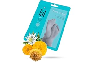 ‎TAL Tal® MED Repair Fußmaske – Hornhaut Socken für trockene & beanspruchte Füße | Regenerierende Feuchtigkeitsmaske mit Urea & Edelweiß | Ohne Peeling, sanft & pflegend | Wellness für Zuhause | bis Gr. 42