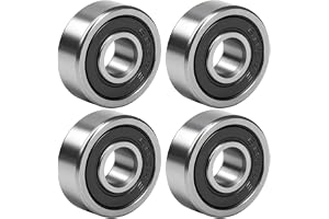 Flewdart 4pcs 605RS Ball Bearings 5x14x5mm Frictionless ABEC 9 605 2RS for Skateboard, Electric Longboard Shielded Ball Beari