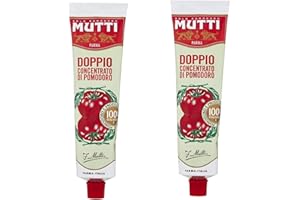 VITTLEITALY Mutti Doppio Concentrato Sauce Tomate Double Concentrée 130 g Lot de 2