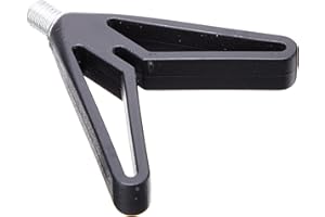 Dinsmores Brass Thread V Shape Rod Rest Head - Black, 9 cm