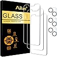 Ailun 3 Pack Screen Protector Compatible for iPhone 14 Plus[6.7 inch] + 3 Pack Camera Lens Protector,Case Friendly Tempered Glass Film,[9H Hardness] - HD