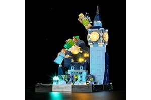 YEABRICKS Luz LED para Lego-43232 Disney Peter Pan & Wendy's Flight over London Building Blocks Model (Lego Set NO incluido)