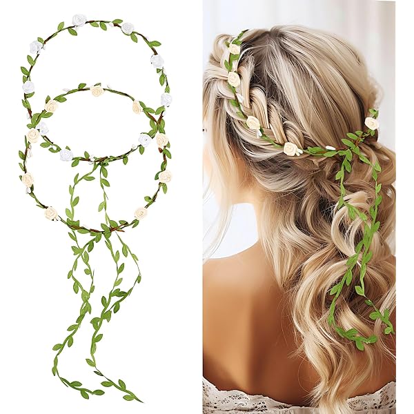 Forlush Sonnenblumen-Haarband – Verstellbarer Blumenkranz Im Bohème-Stil
