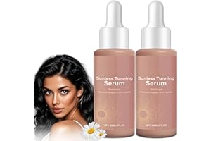 SEELENKLANG Gouttes Autobronzantes Visage et Corps Sans Soleil, Goutte Bronzante Stimule Production Naturelle de Mélanine, Bronzing Drops pour Améliorant Continuellement Teint de Peau(120ml)