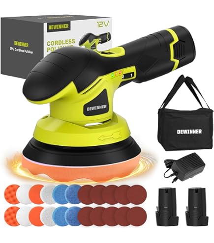 Polisseuse Sans Fil Pour Voiture, 20 000 Tr/min, 4 000 MAh, 3 Vitesses, Pour éliminer Les