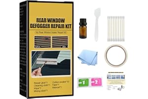 Maciun Kit di Riparazione sbrinatore Posteriore, Kit di Riparazione Fai da Te per Parabrezza, ripara Graffi rotti sbrinatore riscaldatore griglia Kit di Riparazione Rapida Auto lunotto Posteriore