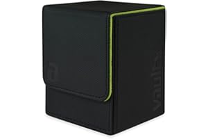 Vault X Premium eXo-Tec Deck Box – Taille Grand Pour 100+ Cartes en Pochettes – Porte-Cartes sans PVC pour TCG (Premium) (Noir)