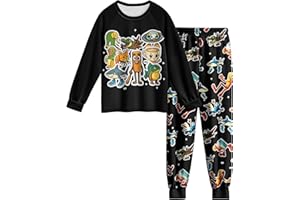 Gaifully Boys Pyjamas Set Gaming Pjs Cartoon Long Sleeve Shirt and Pants for Kids Playwear Nightwear 5-12 Years