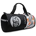Sfane Gym Bags for Men with Separate Shoe Compartment Sports Gym Bags for Women Unisex Duffle Bags for Gym for Carry & Travel Adjustable Duffel Bags Sports Bag - Black & Orange