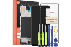 TGHongKy für Samsung Galaxy A51 A515F Display für Samsung Galaxy A51 LCD Ersatzbildschirm ErsatzPanel Touch Digital Komplette Assembly mit Werkzeug-Kit - [Schwarz mit Rahmen]