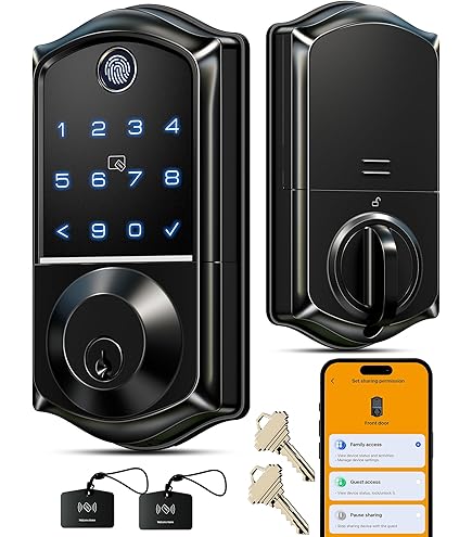 Keyless Deadbolt Smart Door Lock: Sifely Digital Keyless Entry - View #8