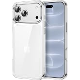 JETech iPhone 18 Pro Case with Transparent Back, Clear | Anti-yellowing, shock protection, scratch resistant, transparent TPU